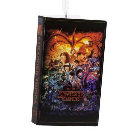 Hallmark Stranger Things VHS Christmas Ornament New in Box - Picture 8 of 8